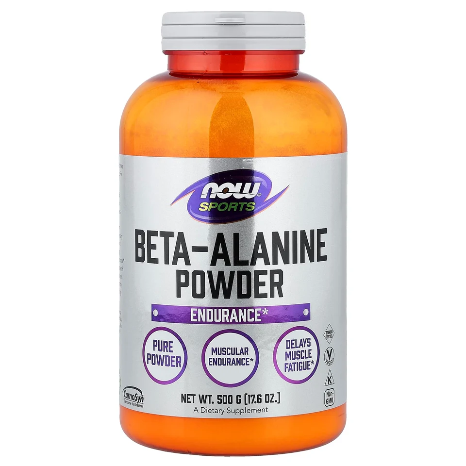 Бета-аланин NOW Foods Sports Beta-Alanine, 500 г