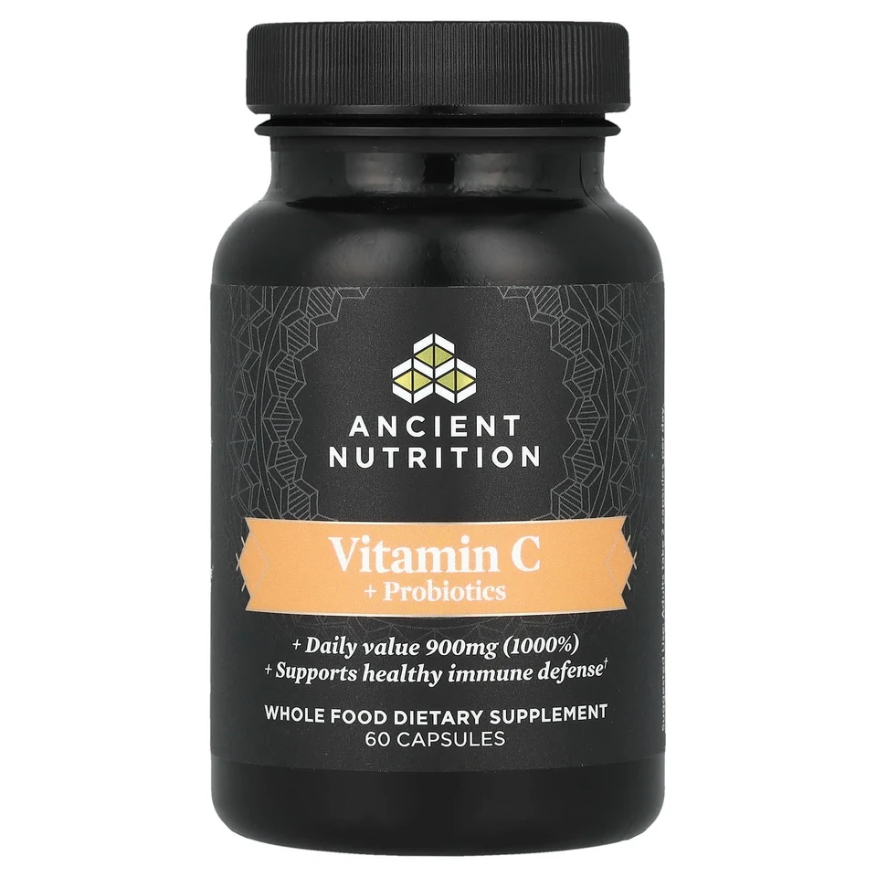 Пробиотик Ancient Nutrition Vitamin C, 60 капсул