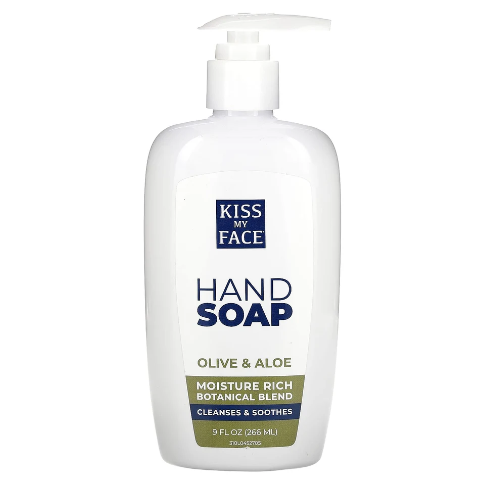 Мыло для рук Kiss My Face Olive & Aloe, олива и алоэ, 266 мл