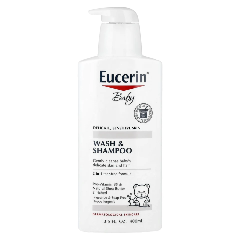 Детское средство для купания Eucerin & Shampoo, 400 мл