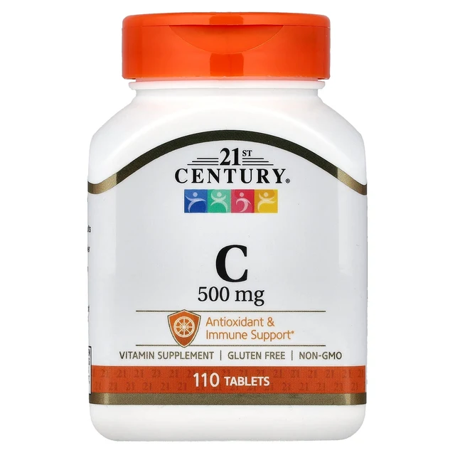 Витамин C 21st Century, 500 мг, 110 таблеток