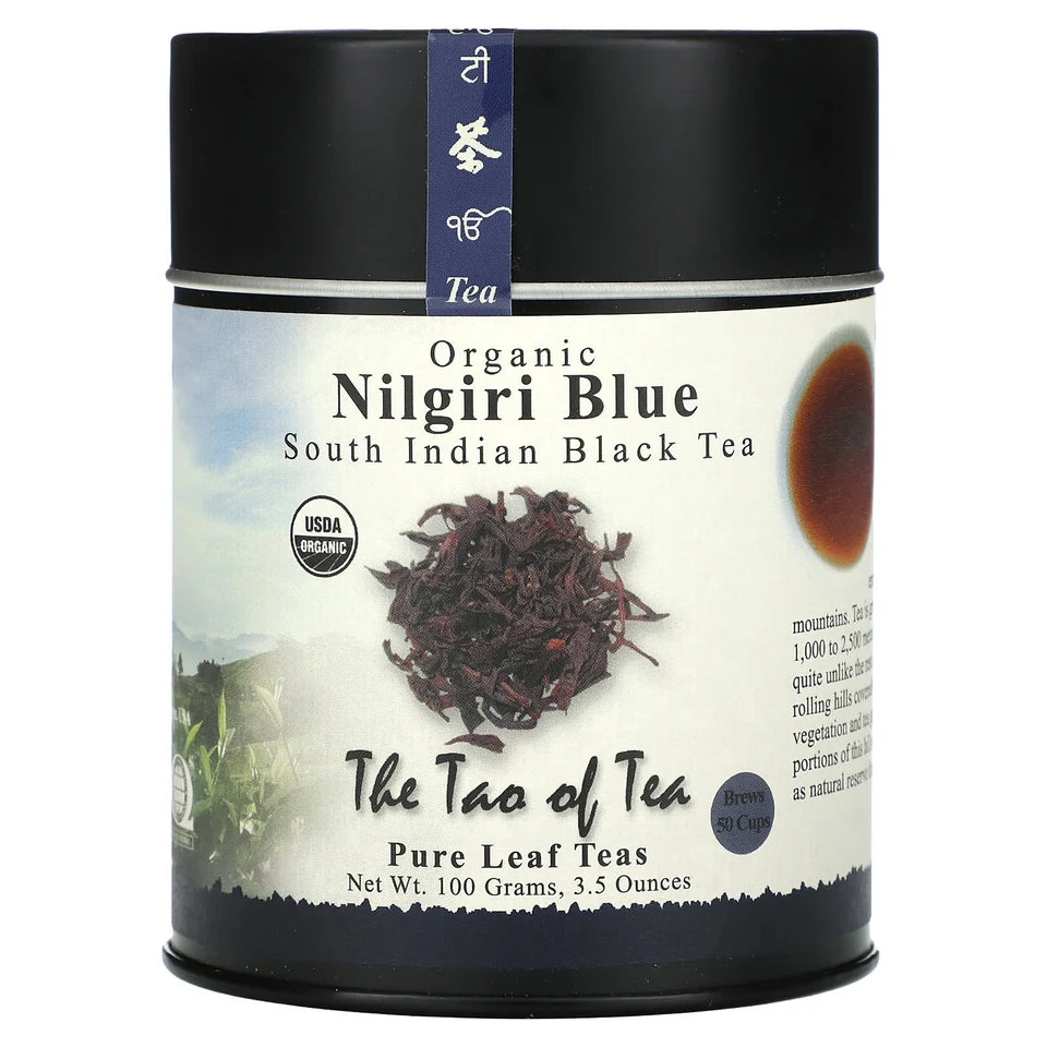 Чай The Tao of Tea Organic South Indian Black Nilgiri Blue, 100 г