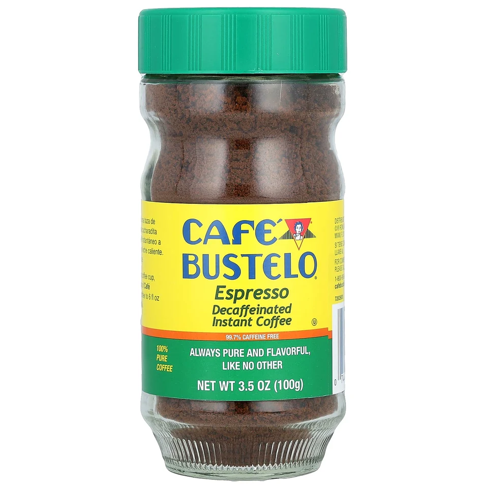 Растворимый кофе Café Bustelo Espresso Decaffeinated, 100 г
