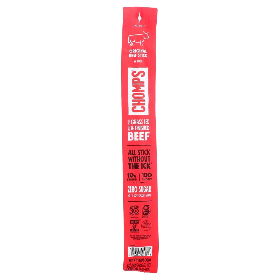 Стик Chomps Original Beef, Mild, 32 г