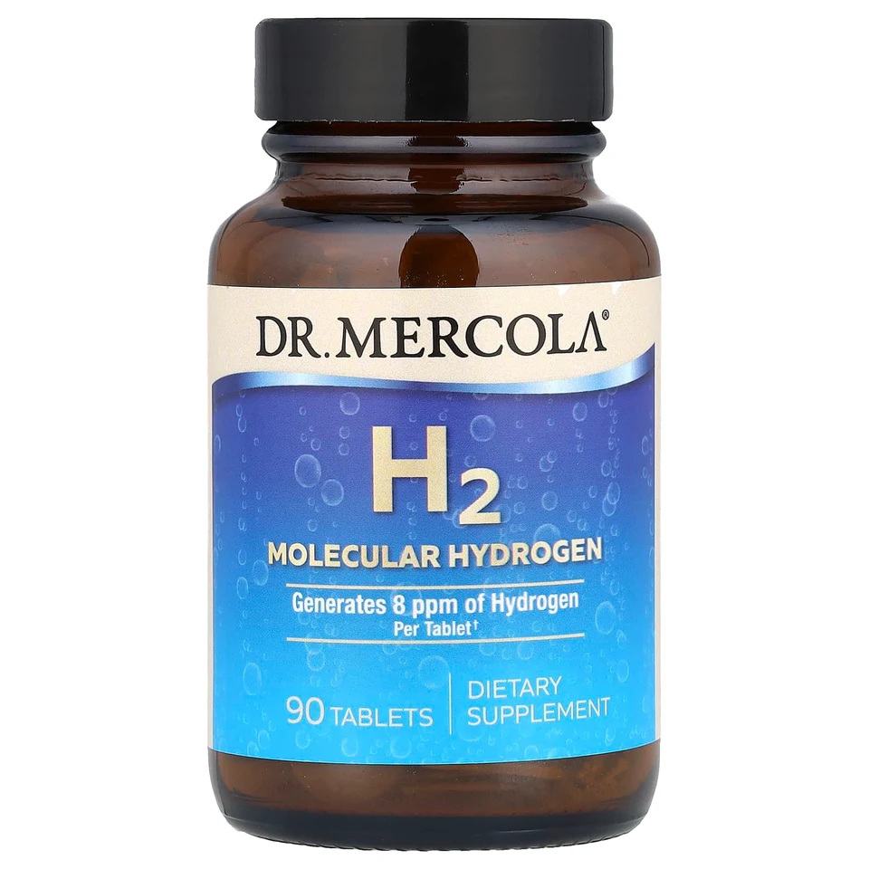 Молекулярный водород Dr. Mercola, 90 таблеток (80 мг на таблетку)