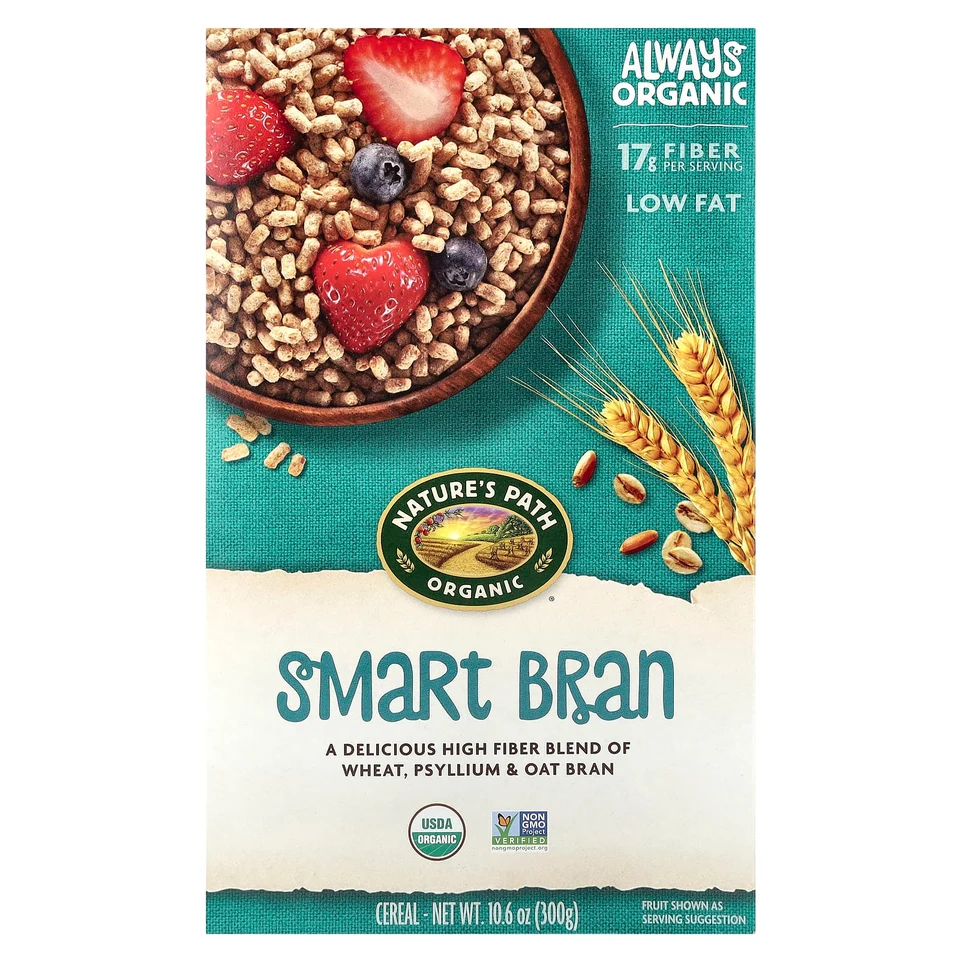 Хлопья Nature's Path Organic Smart Bran, 300 г