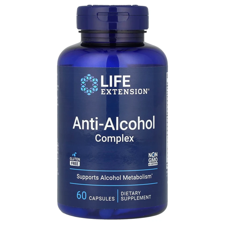 Комплекс Life Extension Anti-Alcohol, 60 капсул