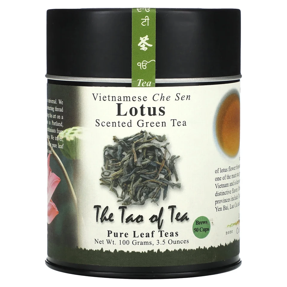 Чай The Tao of Tea Scented Green, Lotus, 100 г