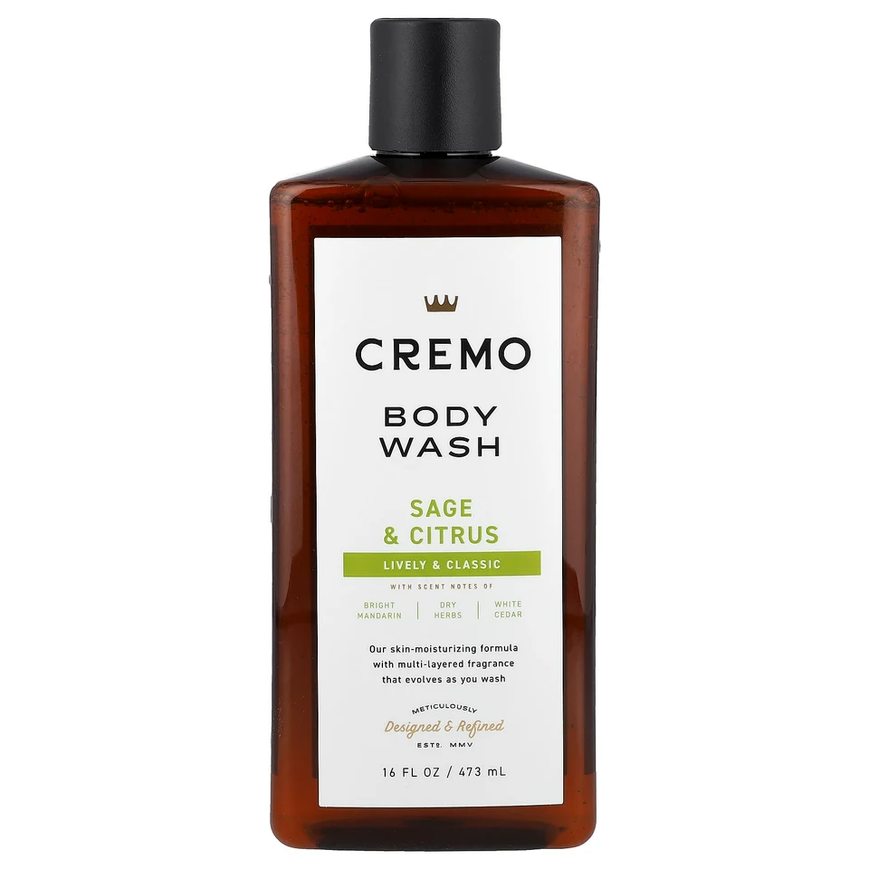 Гель для душа Cremo Sage & Citrus, 473 мл