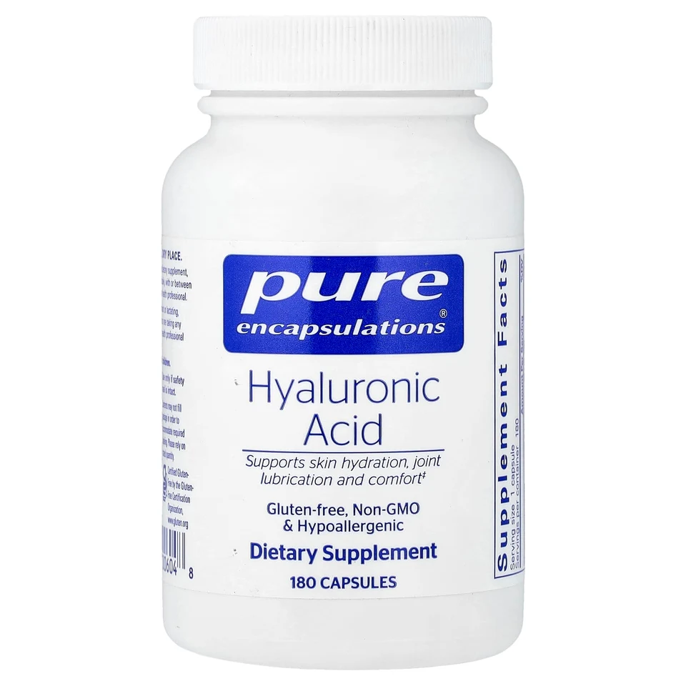 Гиалуроновая кислота Pure Encapsulations, 70 мг, 180 капсул