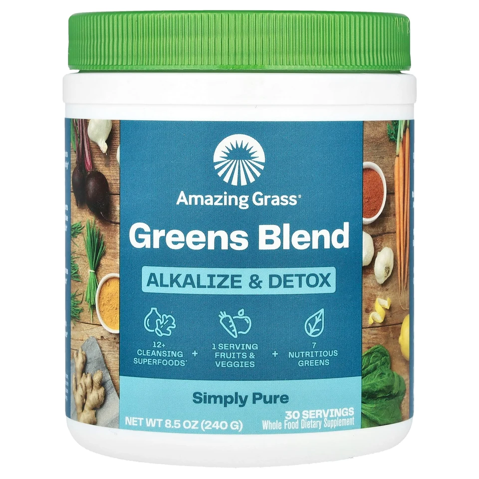 Зеленый порошок Amazing Grass, 240 г