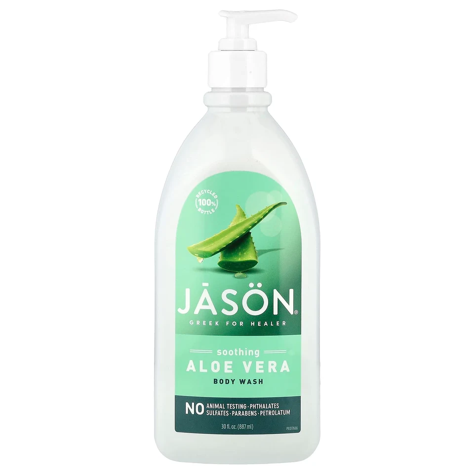 Гель для душа Jason Natural Soothing Aloe Vera, 887 мл