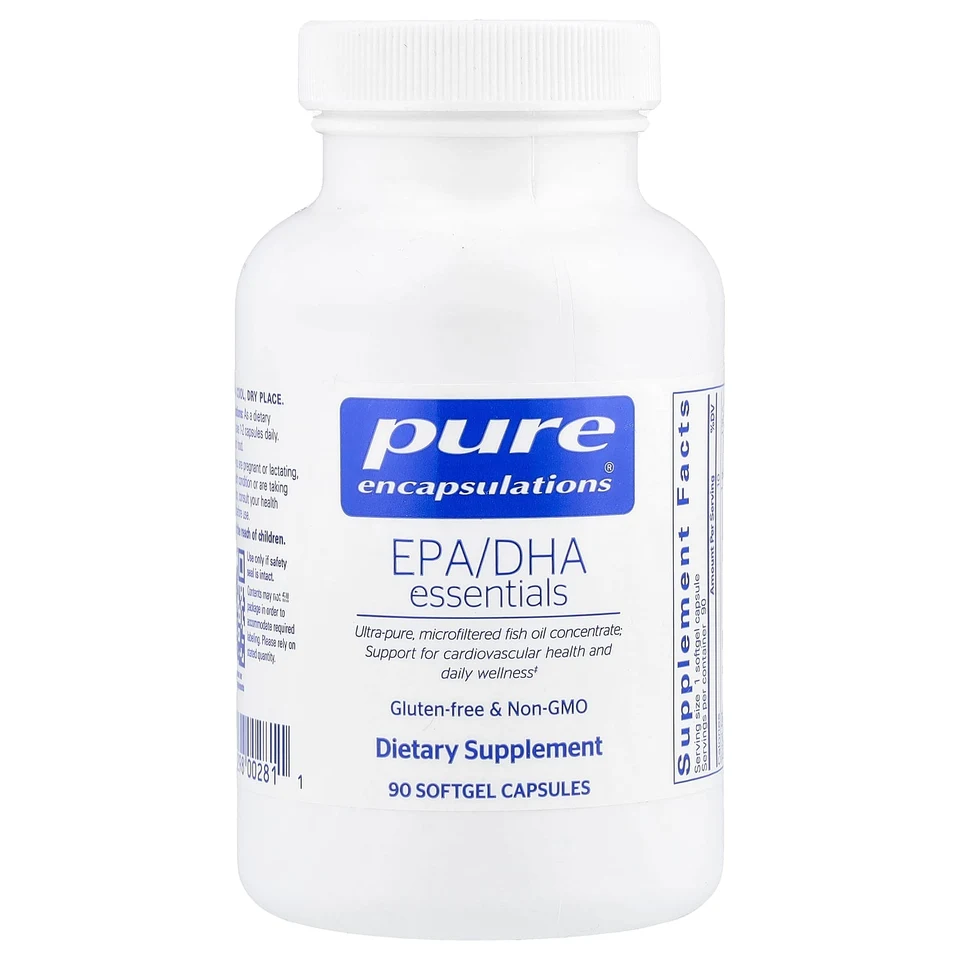 DHA Pure Encapsulations EPA/ Essentials, 90 мягких капсул
