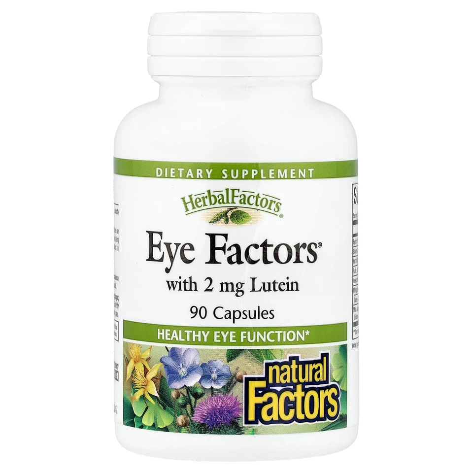 Лютеин Natural Factors Eye Factors®, 90 капсул