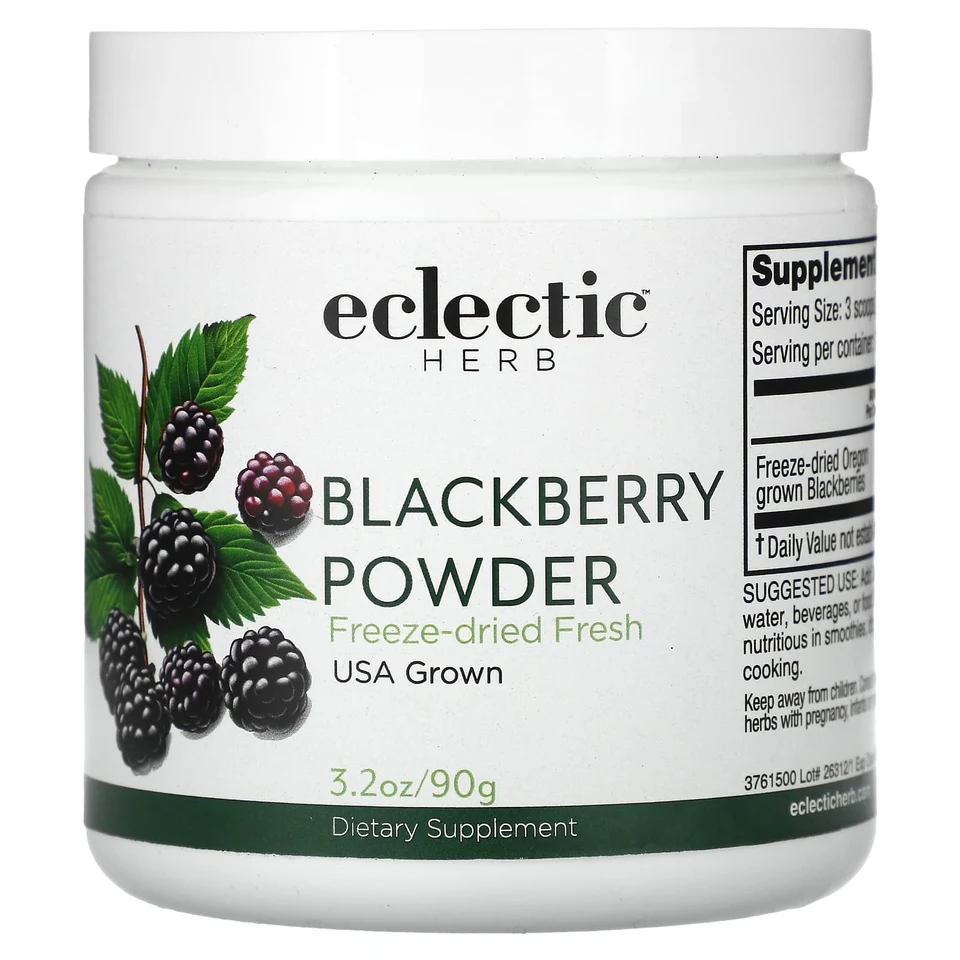 Порошок Eclectic Herb, Blackberry Powder, 90 г