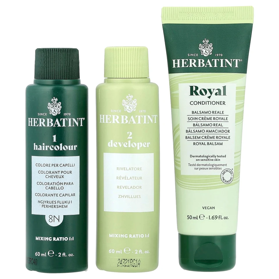 Гель Herbatint Permanent Haircolor 8N Light Blonde, 170 мл