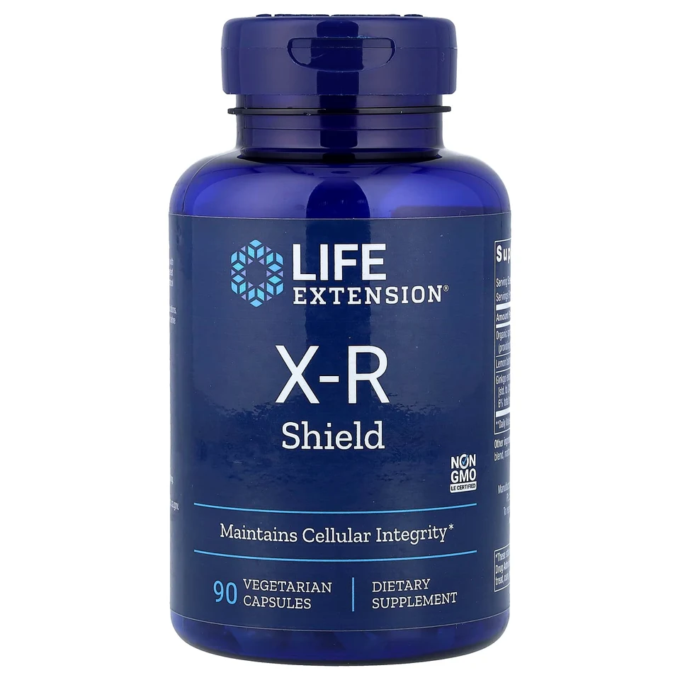 X-R Shield Life Extension, 90 вегетарианских капсул