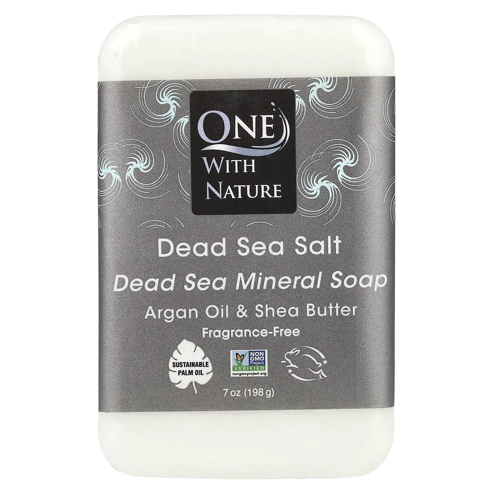 Минерал One with Nature Dead Sea Bar Soap, 198 г