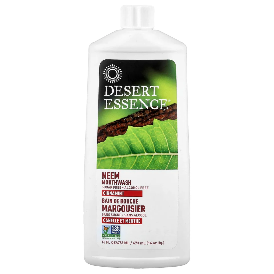 Ополаскиватель для полости рта Desert Essence Neem, Cinnamint, 473 мл