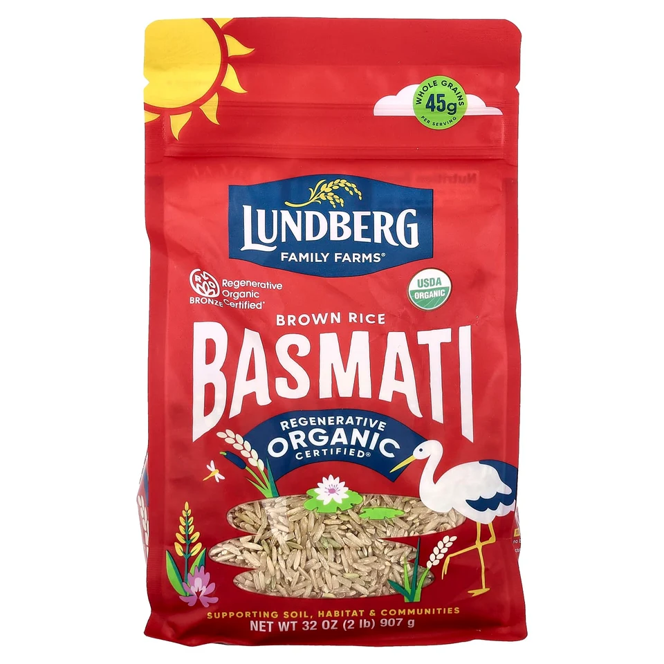 Рис Lundberg Basmati Brown, 907 г