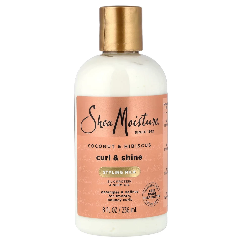 Молочко для укладки SheaMoisture, 236 мл