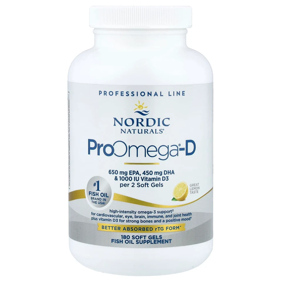 Продукт Омега-3 Nordic Naturals, 180 мягких капсул