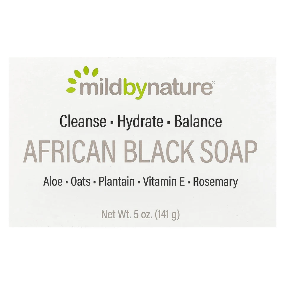 Мыло Mild By Nature African Black Soap, 141 г