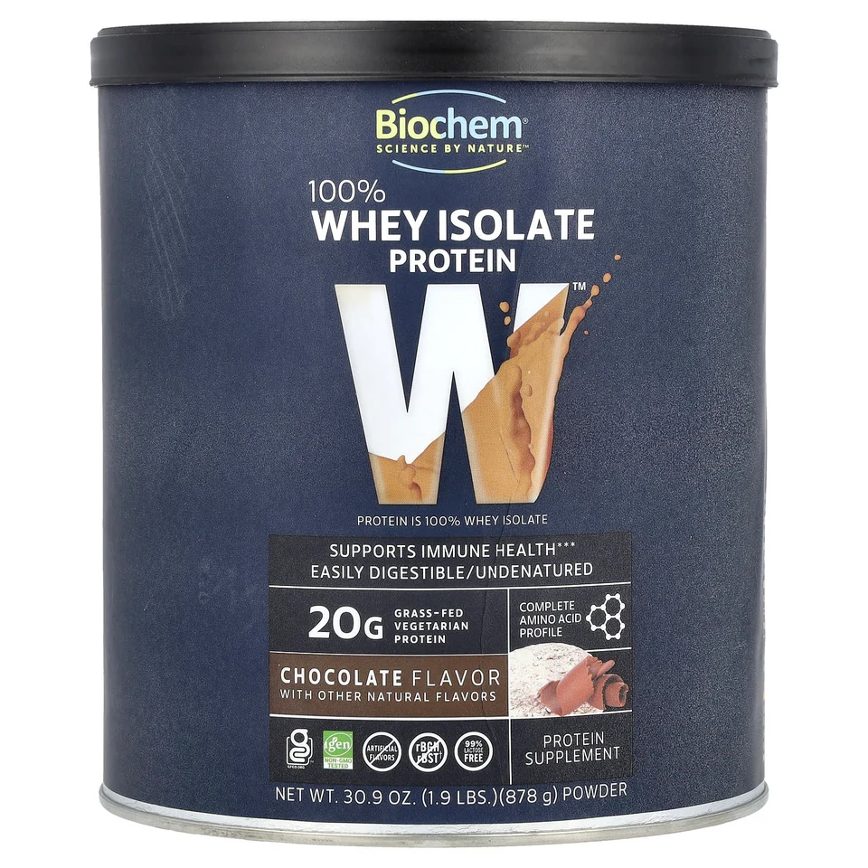 Сывороточный протеин Biochem Isolate Protein, вкус «шоколад», 878 г