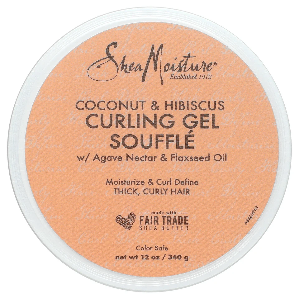 Гель SheaMoisture Curling Souffle, аромат «Coconut & Hibiscus», 340 г