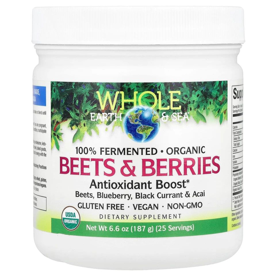 Порошок Whole Earth & Sea®, Свекла и Ягоды, 187 г