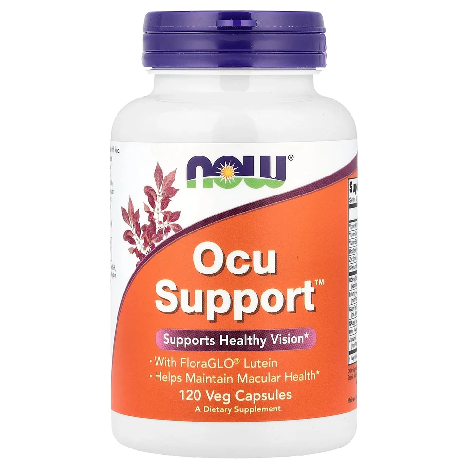 Комплекс NOW Foods Ocu Support™, 120 растительных капсул