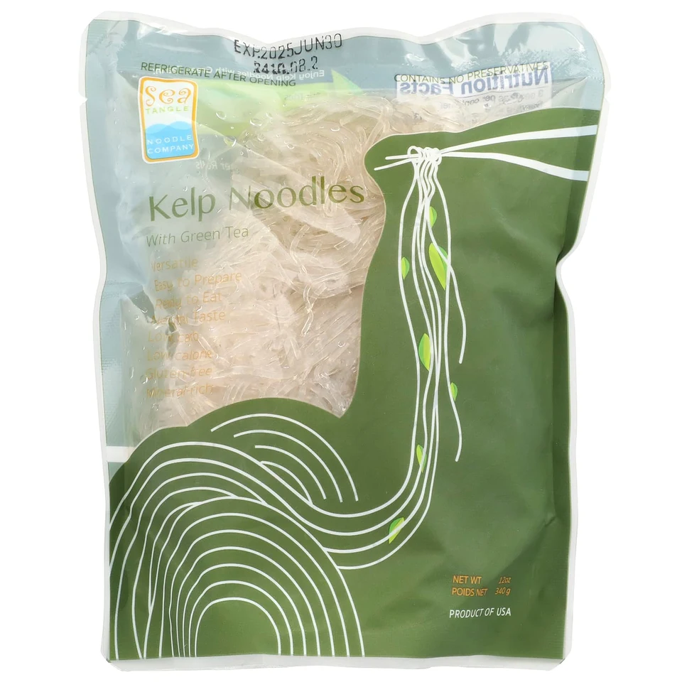 Чай Sea Tangle Noodle Company Kelp Noodles with Green, 340 г