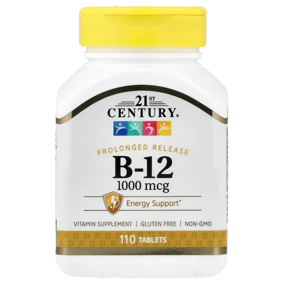 B-12 21st Century, 1,000 мкг, 110 таблеток