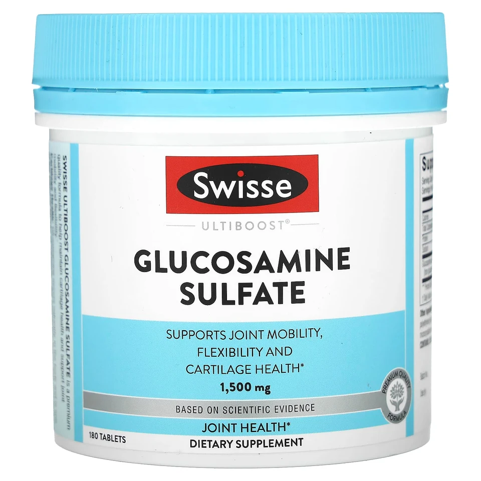 Глюкозамин Swisse Ultiboost Sulfate, 1500 мг, 180 таблеток
