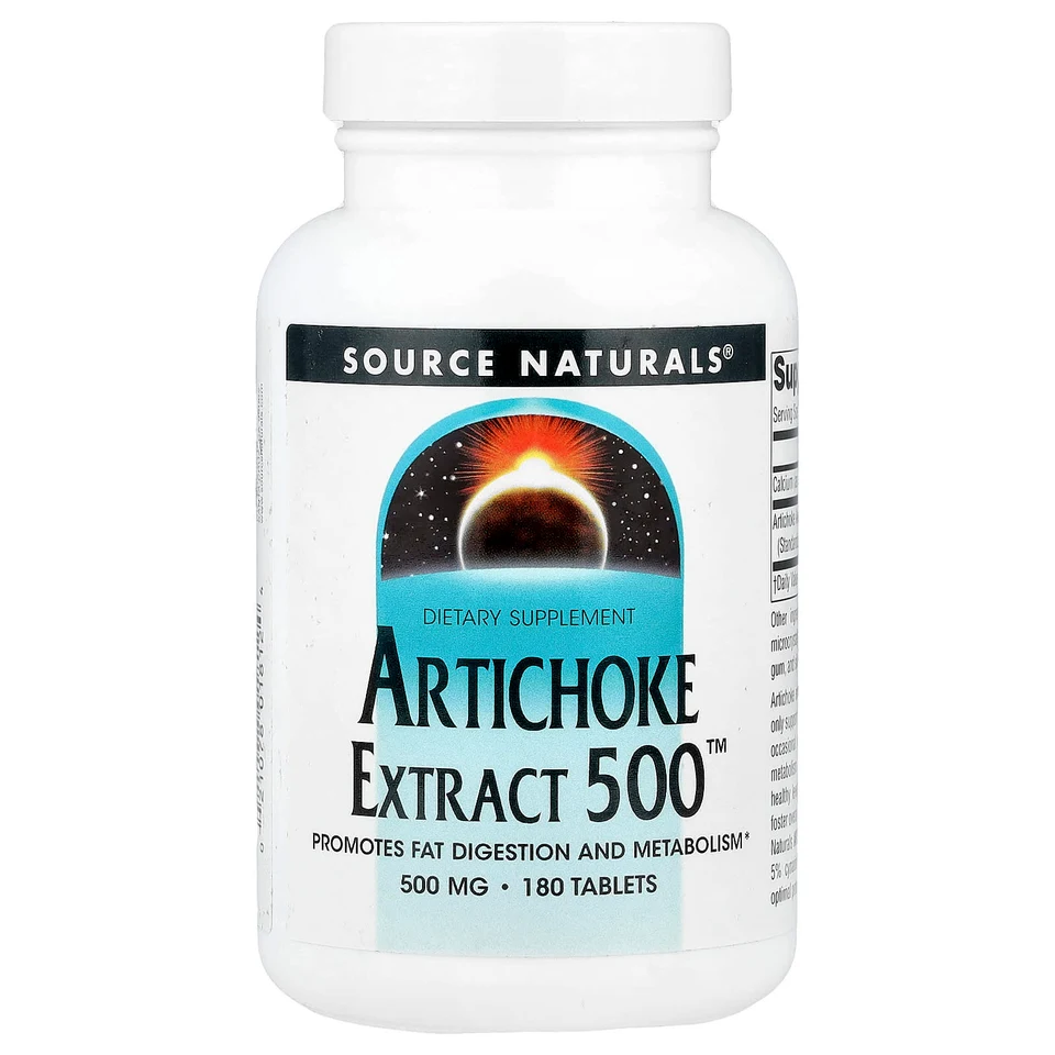 Артишок Source Naturals Extract 500™, 180 таблеток