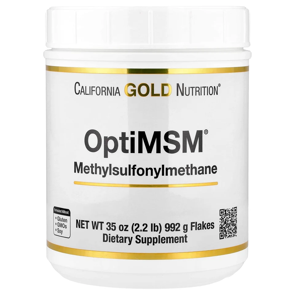 Оптимизированный MSM California Gold Nutrition, 992 г