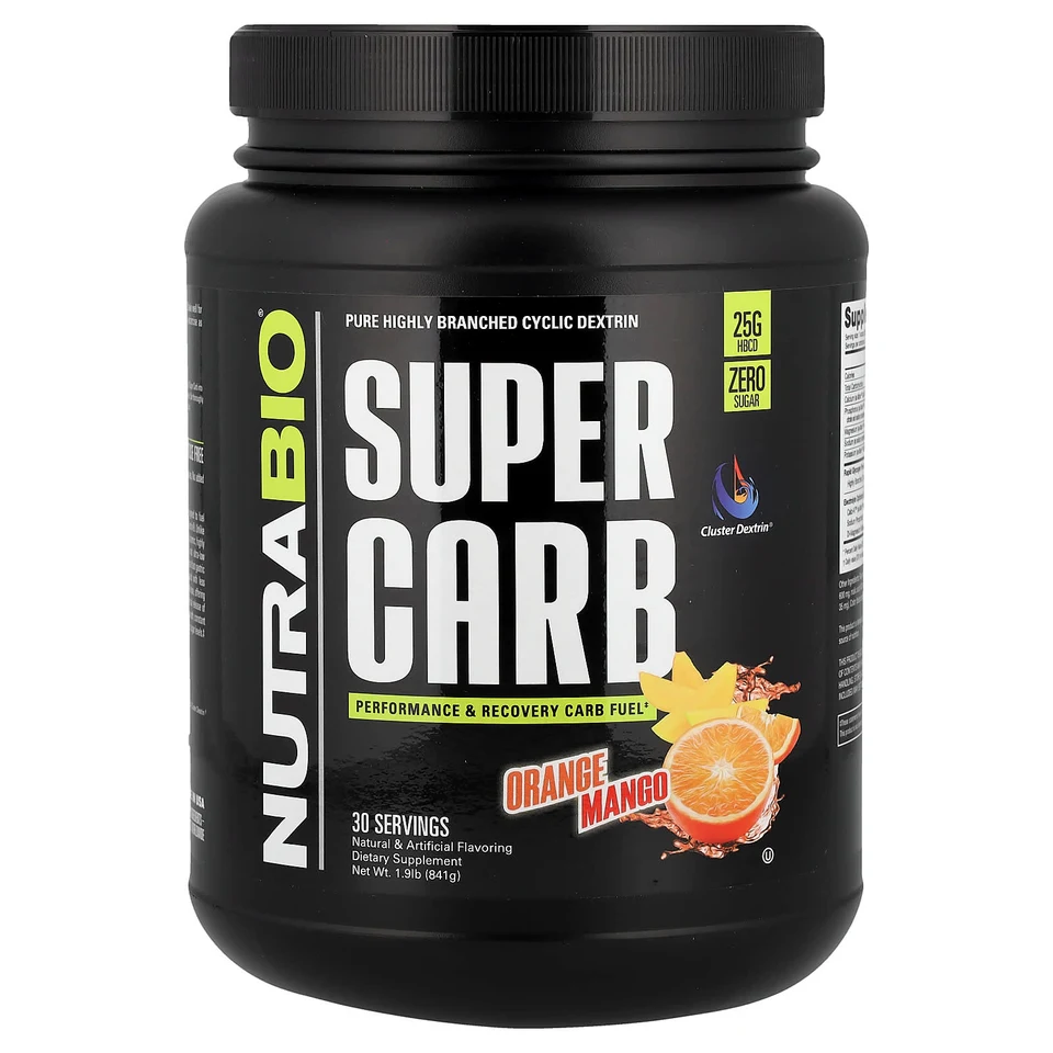 Супер углеводы NutraBio, 1.9 фунта (841 г)