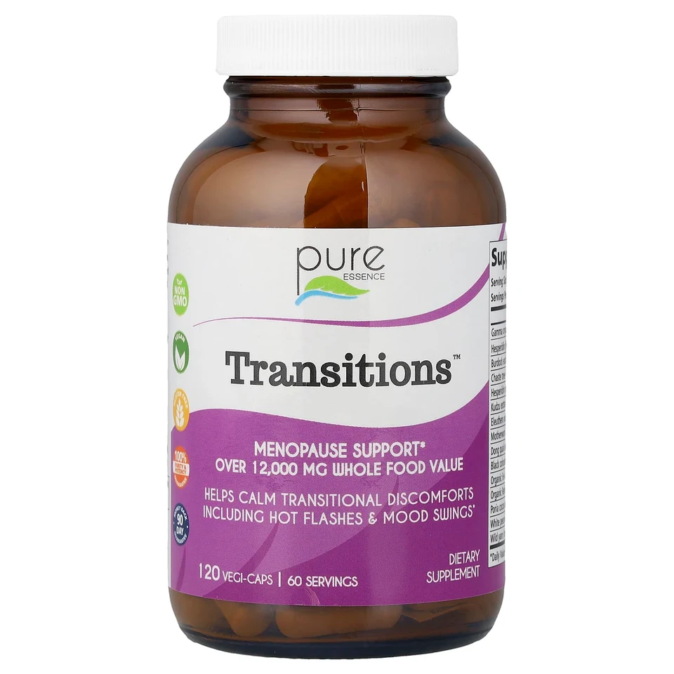 Поддержка менопаузы Pure Essence, 120 вегетарианских капсул