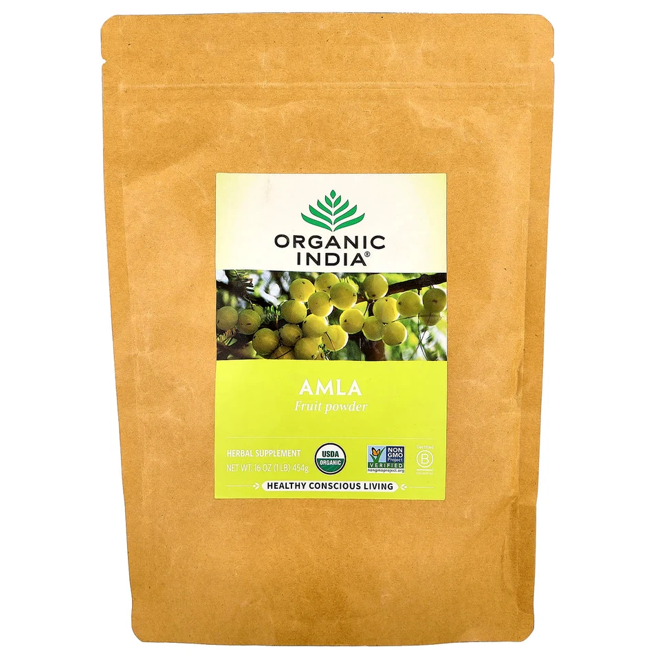 Порошок Organic India Amla Fruit, 454 г