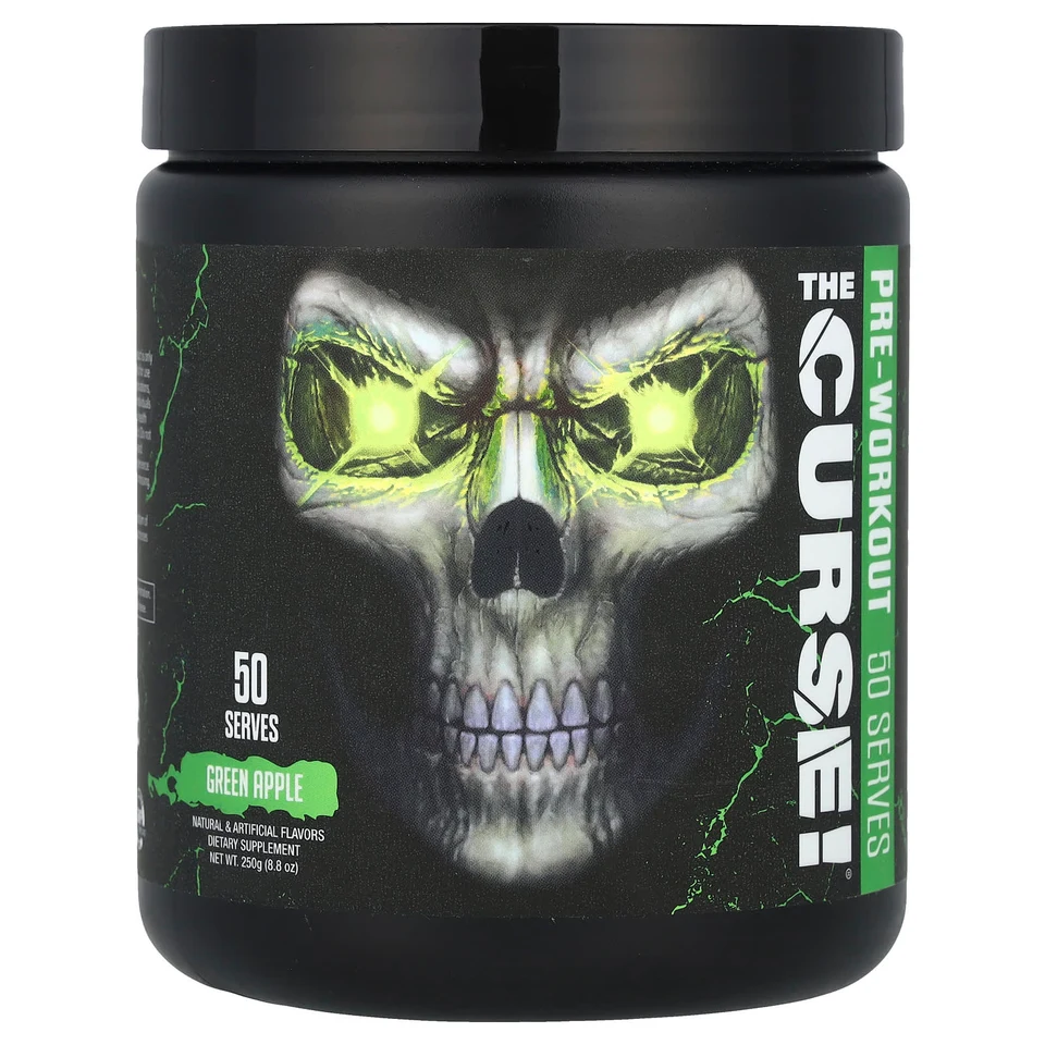 Предтренировочный комплекс JNX Sports The Curse!®, вкус «зелёное яблоко», 250 г