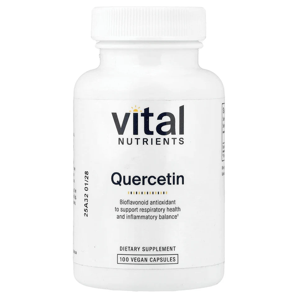 Кверцетин Vital Nutrients, 250 мг, 100 растительных капсул