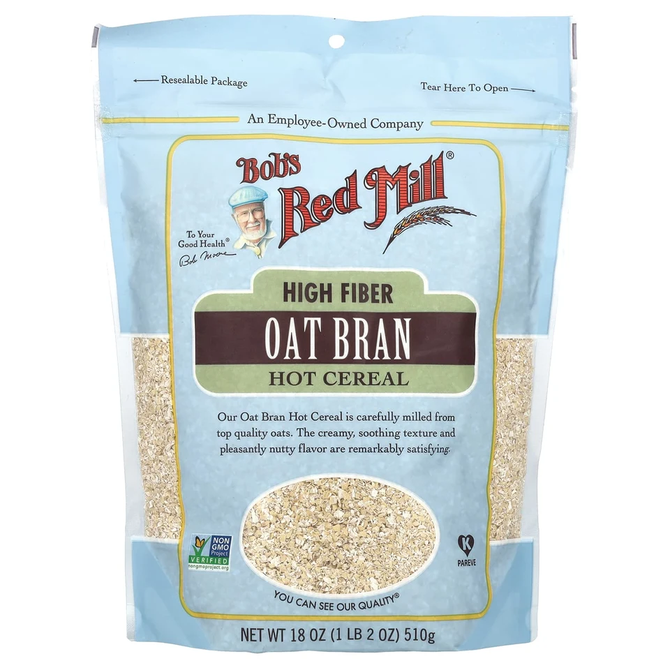 Хлопья Bob's Red Mill High Fiber Oat Bran Hot, 510 г