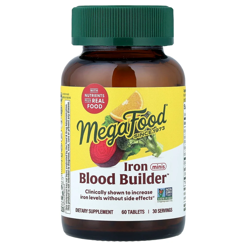Железо MegaFood Blood Builder™ Minis, 60 таблеток