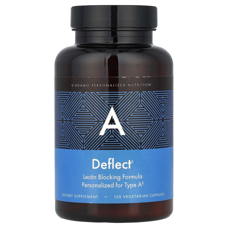Комплекс D'adamo Deflect® A Lectin Blocking, 120 растительных капсул