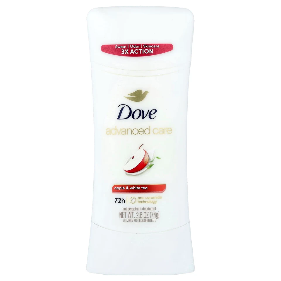 Антиперспирант Dove Advanced Care Deodorant Apple & White Tea, 74 г