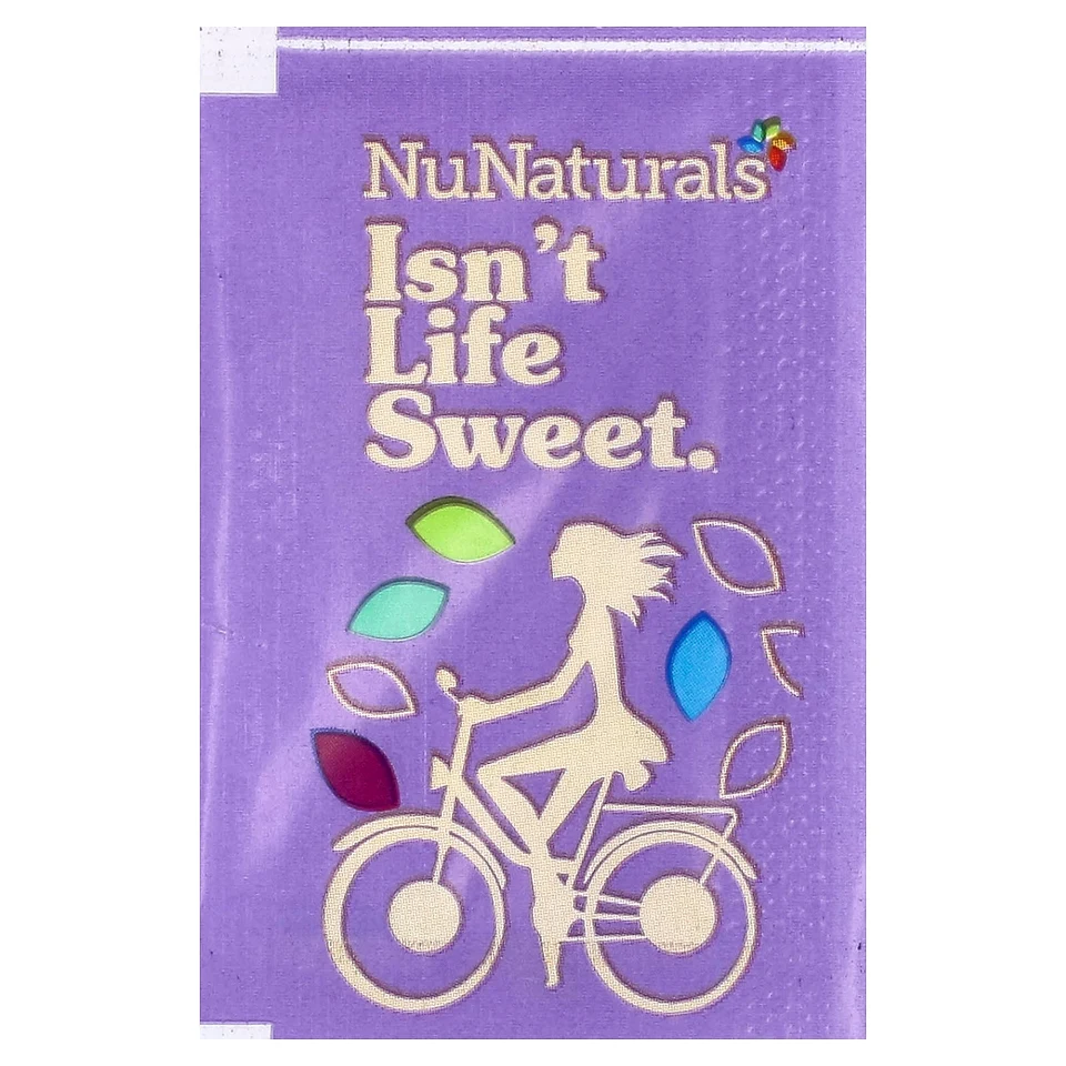 Стевия NuNaturals NuStevia White Powder 1,000 Packets, 1000 г, саше