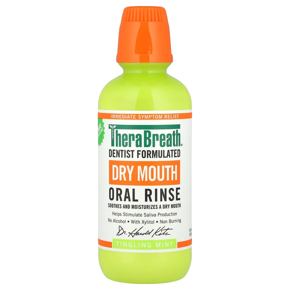 Полоскание для рта TheraBreath, 473 мл (16 fl oz), мятное с tingling эффектом
