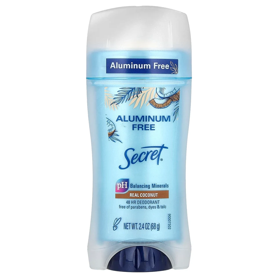 Дезодорант Secret Aluminum Free, аромат «Real Coconut», 68 г