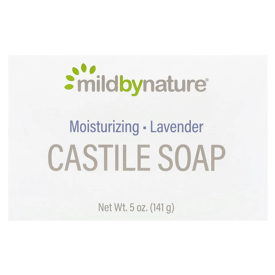 Кастильское мыло Mild By Nature, аромат «лаванда», 141 г