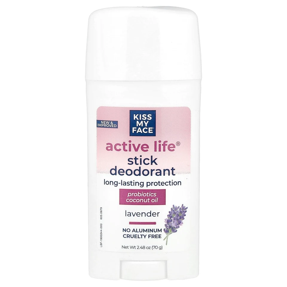 Дезодорант Kiss My Face Active Life® Stick, аромат «лаванда», 70 г, стик